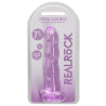 Real Rock Crystal Gode Twist Crystal RealRock 16 x 4cm Violet